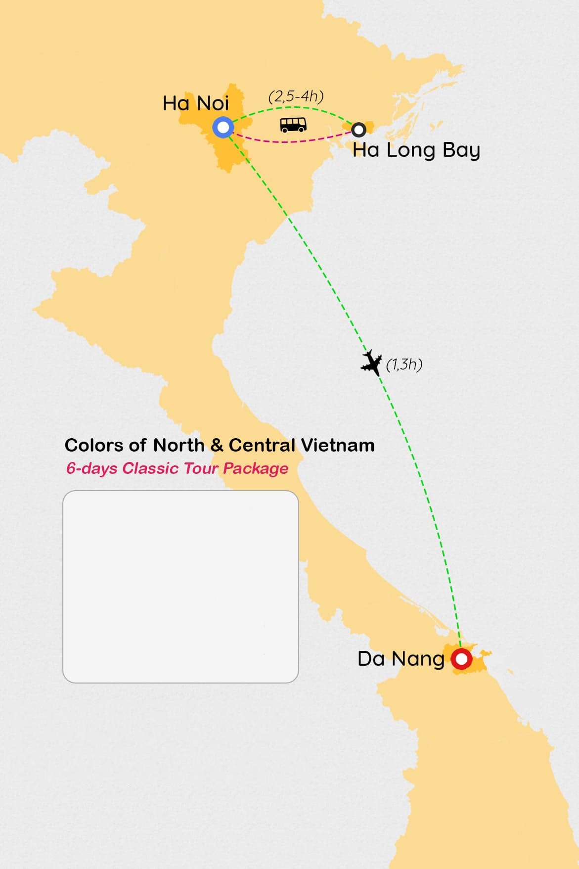 La cartina del Vietnam