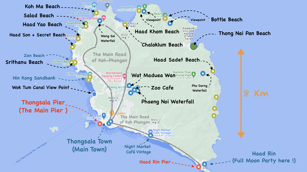 Koh Phangan: dalle Full Moon Party alle spiagge serene