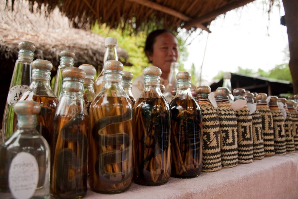 whisky del villaggio Luang Prabang