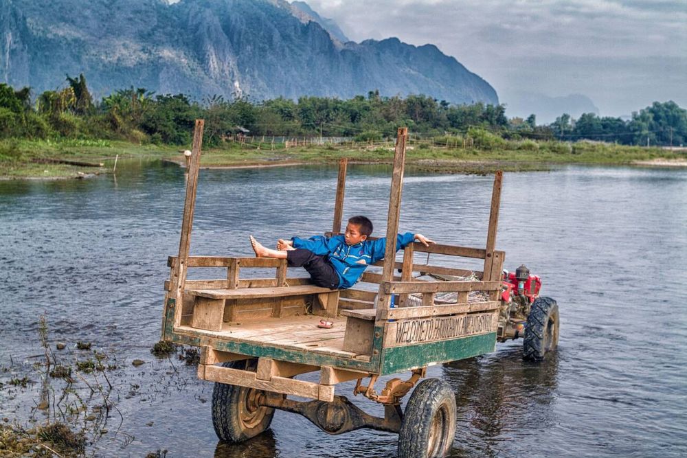 Fiume Vang Vieng