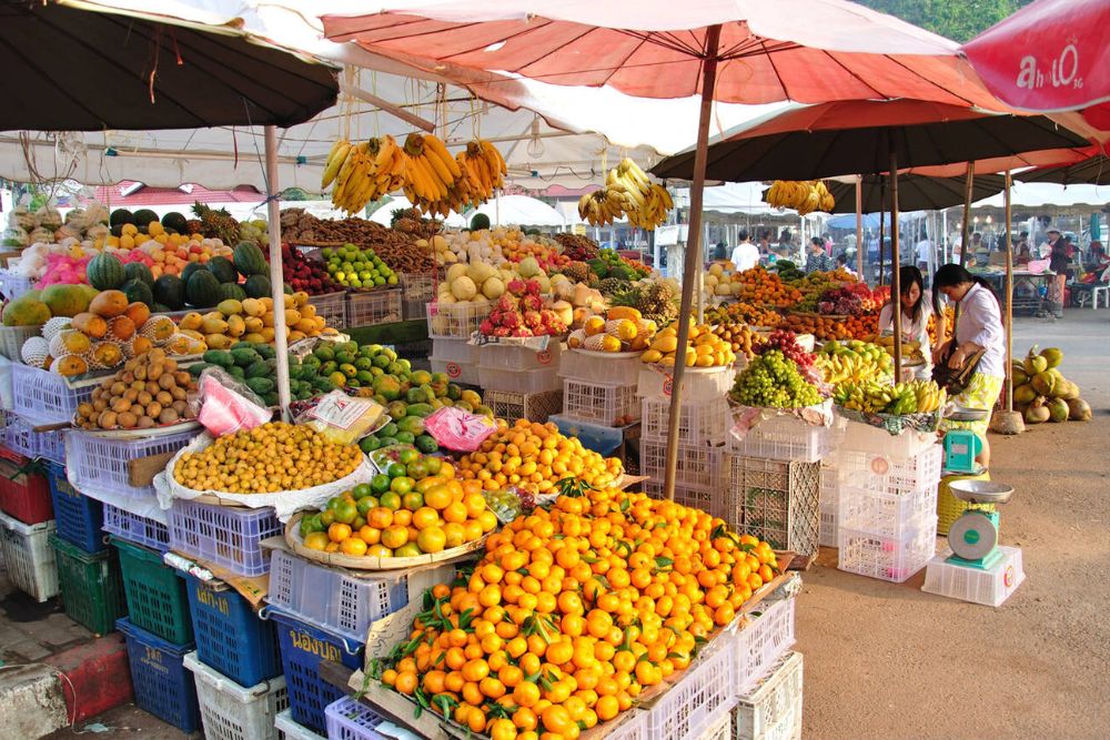 Frutta a Vientiane