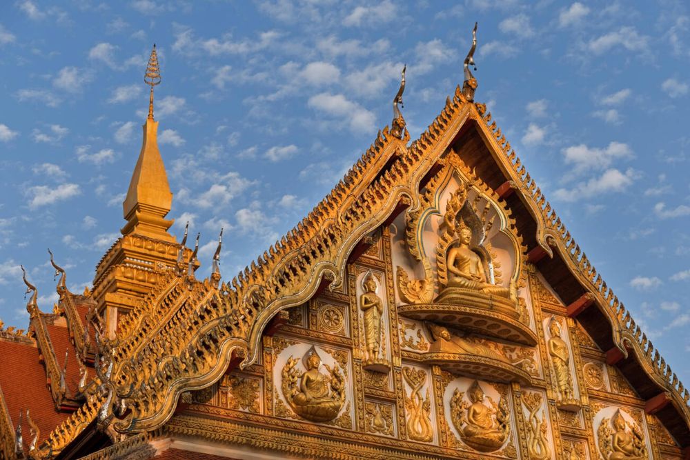 Tempio a Vientiane