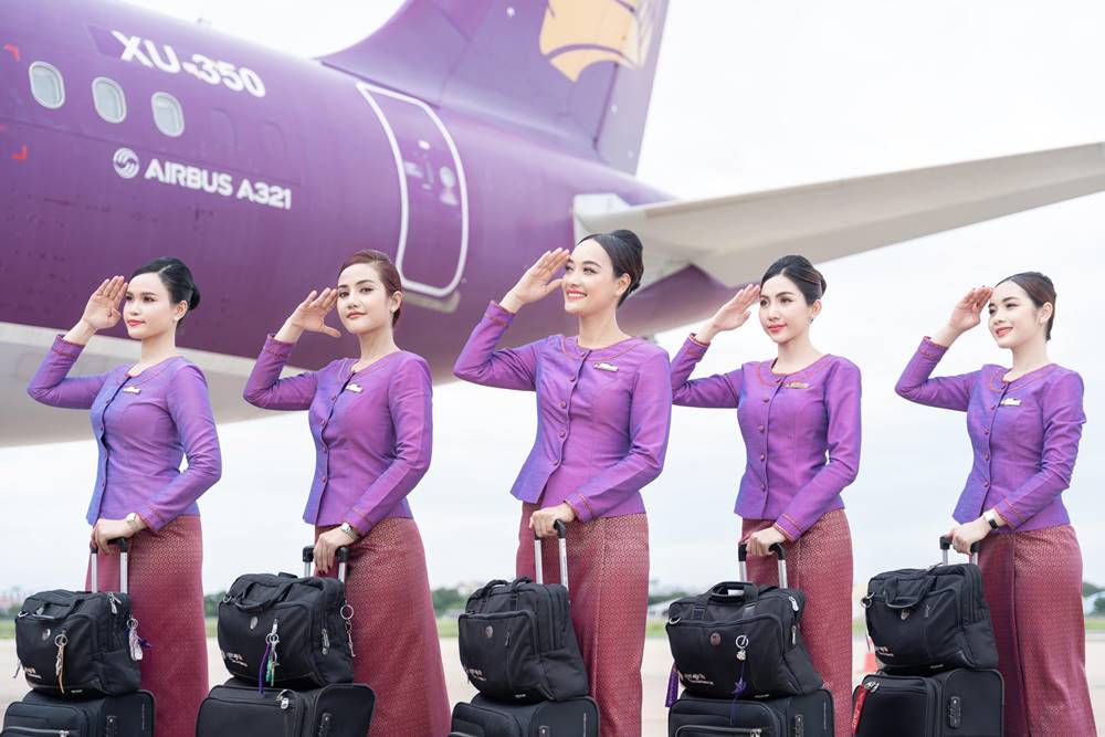 I voli per la Cambogia